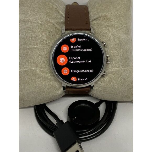 Fossil Gen 4 Authentic Digital Dial Smart Watch Custom Band FTW6017 BA201 - Picture 1 of 12
